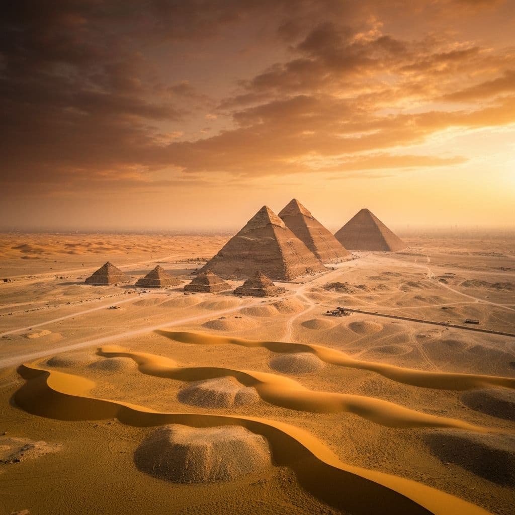 Mısır destinasyonu için operasyon görseli